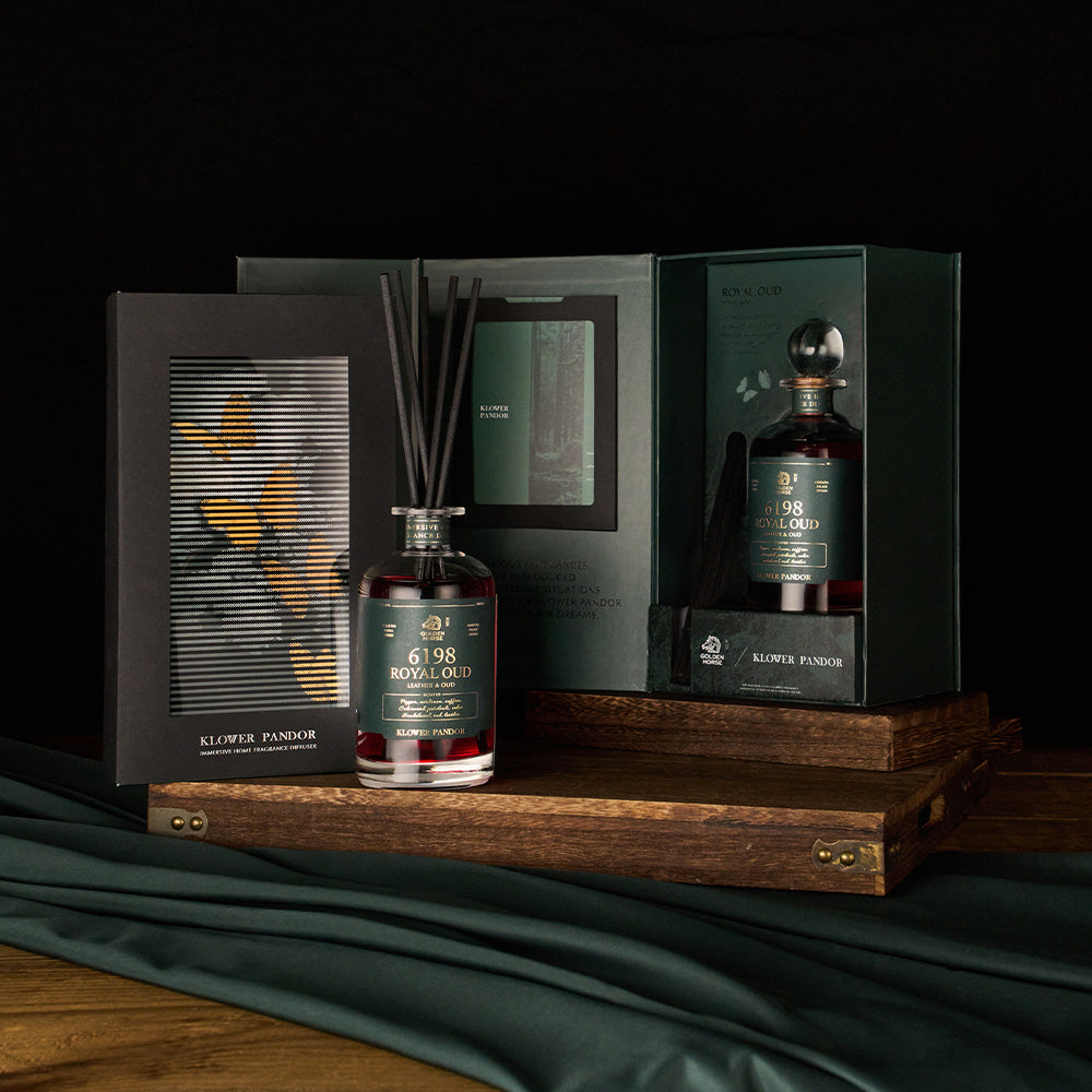 59th Royal Amber Collection Diffusing Gift Box 750ml contains a set of diffusing sticks (8 pieces)