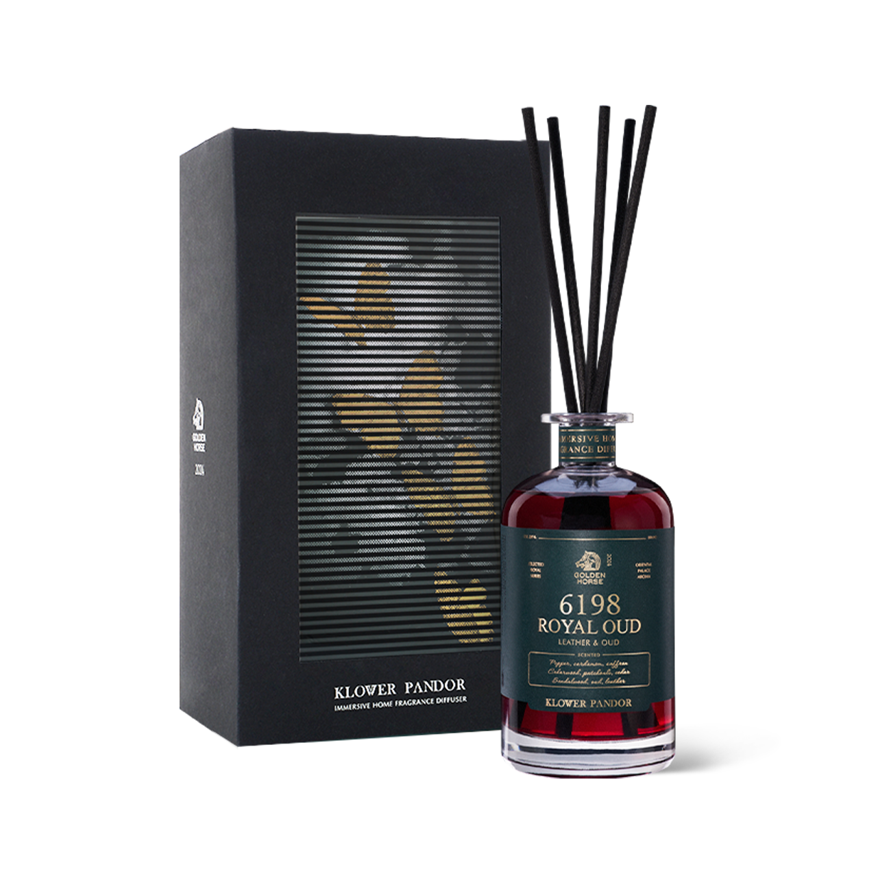 59th Royal Amber Collection Diffusing Gift Box 750ml contains a set of diffusing sticks (8 pieces)
