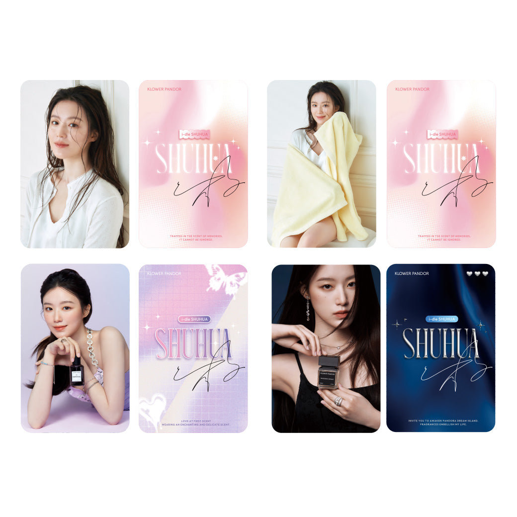 i-dle シュファ SHUHUA KLOWER PANDOR　台湾限定 トレカ SHUHUA小卡 4 入組