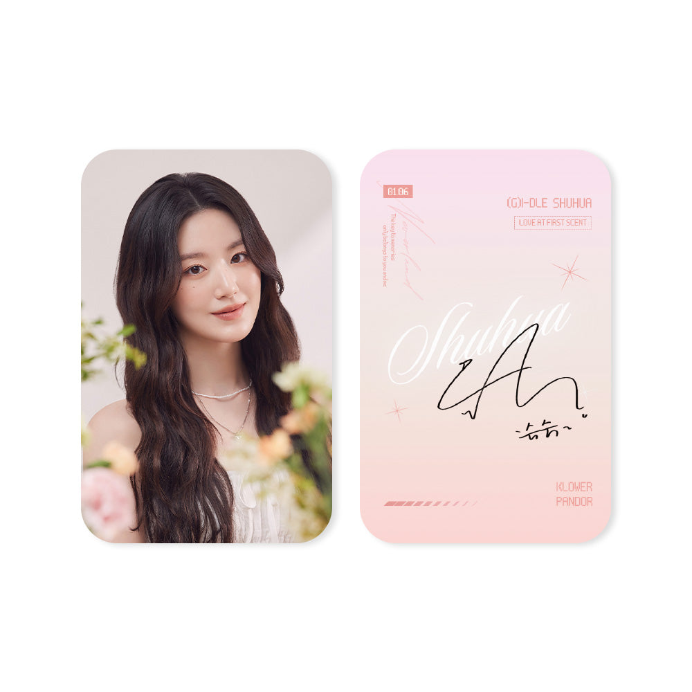 ‍(G)I-DLE 舒華限量簽名小卡 (贈品勿下單) (100% off)